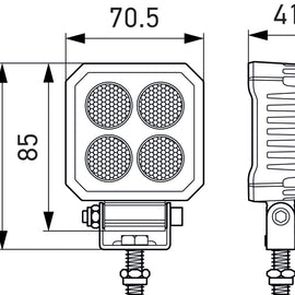 Hella ValueFit LED Work Light TS1700 LED MV CR LT 357110002