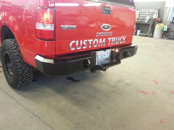 Iron Cross 04-05 Ford F-150 Heavy Duty Base Rear Bumper - Gloss Black 21-415-04