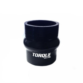 Torque Solution Hump Silicone Coupler: 2.5 inch Black Universal TS-CPLR-H25BK