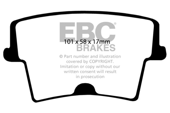 EBC 05-09 Chrysler 300 2.7 Ultimax2 Rear Brake Pads UD1057