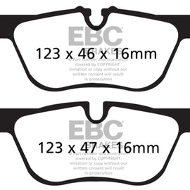 EBC Redstuff Ceramic Low Dust Brake Pads DP32132C DP32132C