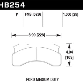 Hawk Super Duty Street Brake Pads HB254P1.00