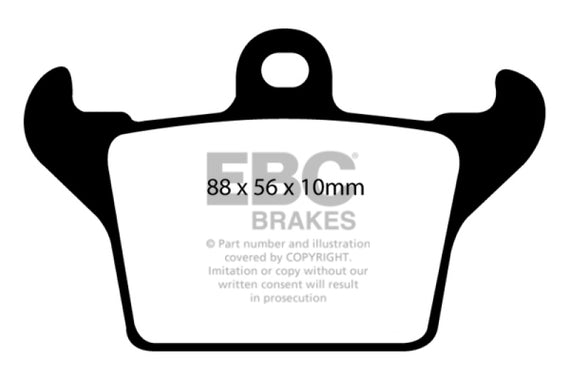 EBC Brakes UD1034 EBC Ultimax  Brake Pads Fits 00-13 360 F430 Gallardo Viper UD1034