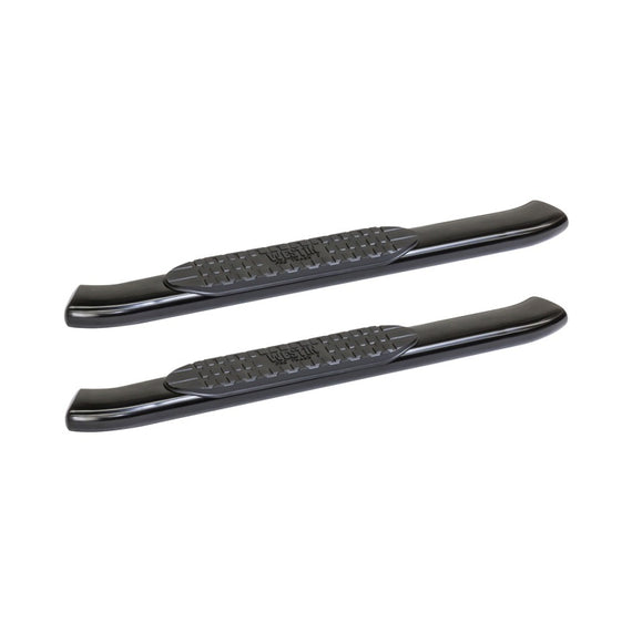 Westin 15-18 Chevy Silv 25/3500 Reg Cab Dsl (Rocker Mount) PRO TRAXX 5 Oval Nerf Step Bars - Black 21-53845