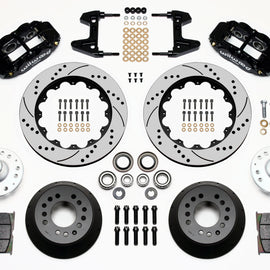 Wilwood Narrow Superlite 6R Front Hub Kit 14.00in Drilled 74-80 Pinto/Mustang II Disc Spindle only 140-9802-D