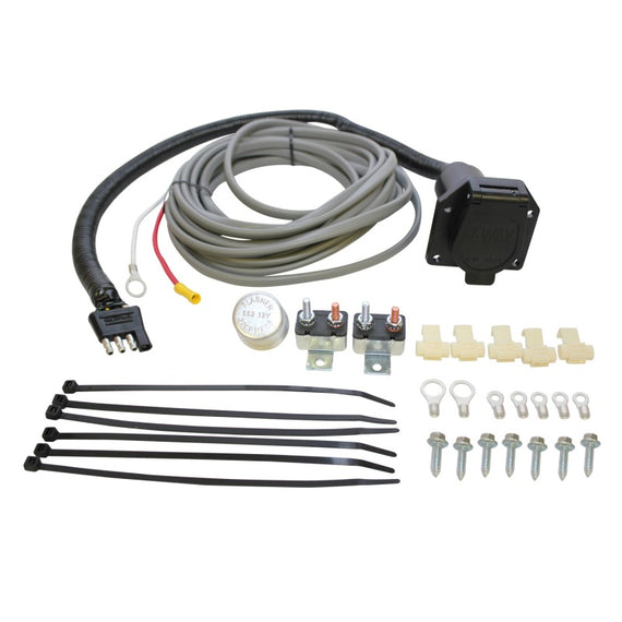 Westin Brake Control Wiring Harness Kit w/7-Way Trailer Connector & Attachment Hardware - Black 65-75607