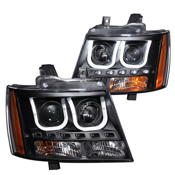 Anzo 111273 Pair of 2 Projector Headlights for 07-14 Avalanche/Suburban/Tahoe 111273