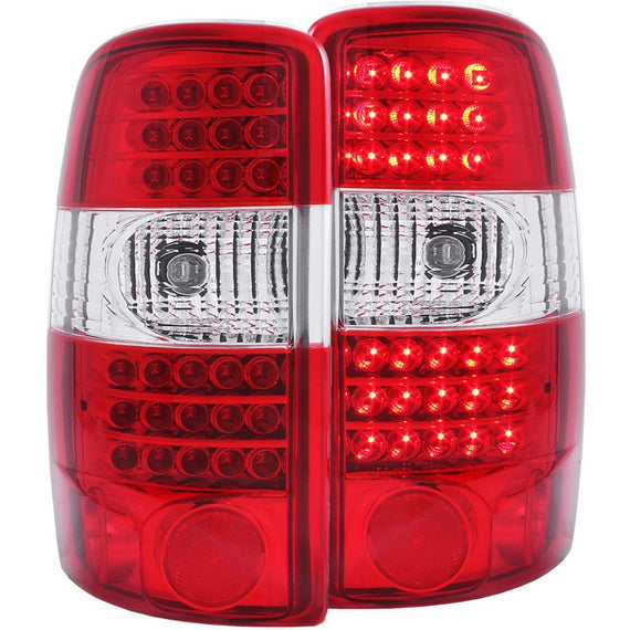 Anzo 311100 Red Clear Lens LED Tail Lights for 00-06 Tahoe/GMC Yukon 311100