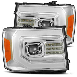 AlphaRex Pro Upgrade Version Chrome Headlights for 2007-2013 GMC Sierra 1500 880604