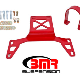 BMR 07-14 Shelby GT500 Front Driveshaft Safety Loop - Red DSL020R