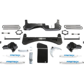 Fabtech 01-10 GM C/K2500HD/3500HD 6in Rts Sys w/Perf Shks K1045