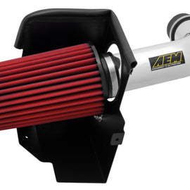 AEM 07-08 Jeep Wrangler 3.8L-V6 Polished Brute Force Air Intake 21-8314DP