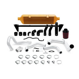 Mishimoto 2015-2016 Subaru WRX STI Front-Mount Intercooler Kit w/ Air Intake - Gold MMINT-STI-15AIG