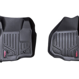 Rough Country Heavy Duty Floor Mats - Front Set (Depressed Pedal)
