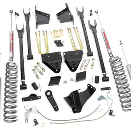 Rough Country 6-inch 4-Link Suspension Lift Kit (Overload Spring Models)