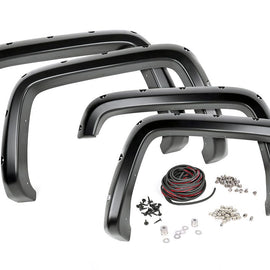 Rough Country Pocket Fender Flares w/ Rivets (5.5-foot Bed Models)