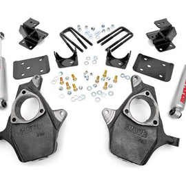 Rough Country Front 2-inch / Rear 4-inch Spindle Lowering Kit