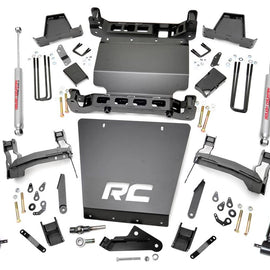 Rough Country 7-inch Suspension Lift Kit (Factory Cast Steel Control Arm Models)