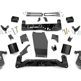 Rough Country 5-inch Denali Magneride Suspension Lift Kit (Factory Cast Steel Control Arm Models)