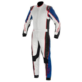 ALPINESTARS GP TECH SUIT SILVER BLUE RED SZ 44
