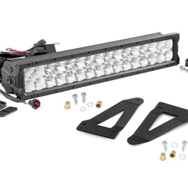 Rough Country 20-inch X5 Series CREE LED Light Bar & Grille Mounts Kit (Wrangler JK / JKU)