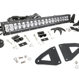 Rough Country 20-inch Chrome Series Dual Row CREE LED Light Bar & Grille Mounts Kit (Wrangler TJ / LJ)