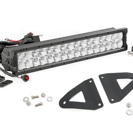 Rough Country 20-inch X5 Series CREE LED Light Bar & Grille Mounts Kit (Wrangler TJ / LJ)