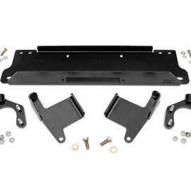 Rough Country Factory Bumper Winch Mounting Plate (Includes D-Rings)