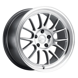 Kansei K13H CORSA 18x9 5X112 HYPER SILVER MACHINED LIP  (35mm) Wheel/Rim K13H-189017+35