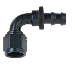 RADIUM ENGINEERING PUSH LOK HOSE END -6AN 90DEG 14-0203