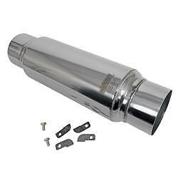 KOOKS UNIVERSAL 3 �IN ROUND MUFFLER 10IN LONG. POL SS STAFFORD SPEC MUFFLER R35-35-10