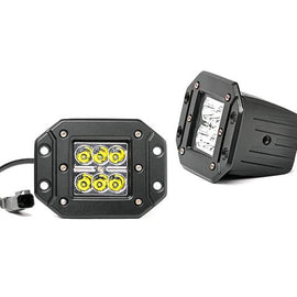 Rough Country 6-inch Flush Mount LED Light Bars (Pair)