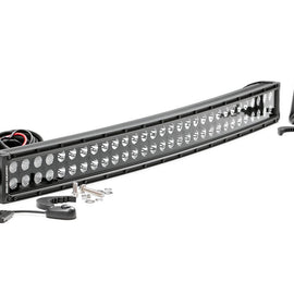 Rough Country 30-inch Black Series Dual Row Curved CREE LED Light Bar