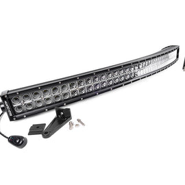 Rough Country 40-inch Chrome Series Dual Row Curved CREE LED Light Bar