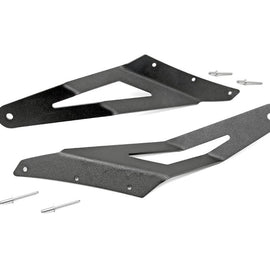 Rough Country for 54-inch Curved LED Light Bar Upper Windshield Mounting Brackets (Dodge / Ram Pickup)