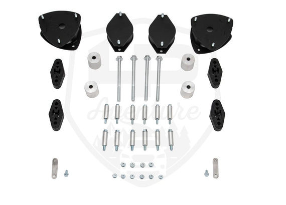 LP Aventurer 2in Lift Kit - Powder Coated Black for 14-18 Subaru Forester FLP-LIFT-FTA-15-2-B+OPC