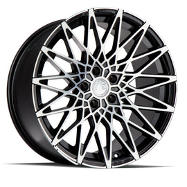 Aodhan LS001 19x8.5 5X112 +40 cb66.6 Matte Black w/Machined Face Wheel/Rim AHLS0011985511240MBMF