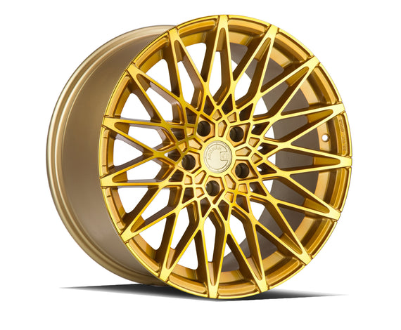 Aodhan LS001 19x9.5 5X120 +30 cb72.6 Gold Machined Face  Wheel/Rim AHLS0011995512030GMF