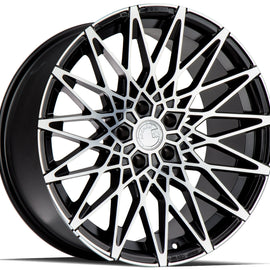 Aodhan LS001 19x9.5 5X112 +30 cb66.6 Matte Black w/Machined Face Wheel/Rim AHLS0011995511230MBMF