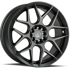 Aodhan LS002 17x7.5 5x100/114.3 +35 cb73.1 Matte Gun Metal Wheel/Rim AHLS00217755100114335MGM