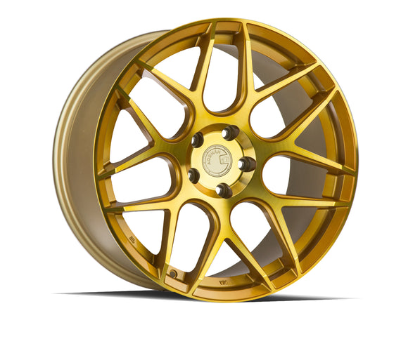 Aodhan LS002 19x9.5 5x120 +35 cb72.6 Gold Machined Face  Wheel/Rim LS0021995512035GMF