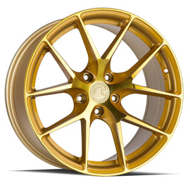 Aodhan LS007 20x10.5 5X112 +35 cb66.6 Gold Machined Face Wheel/Rim LS00720105511235GMF