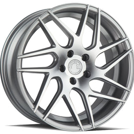 Aodhan LS008 18x9 5x120 +30 cb72.6 Silver Machined Face Wheel/Rim LS0081890512030SMF