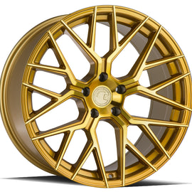 Aodhan LS009 20x9 5x114.3 +30 cb73.1 Gold Machined Face Wheel/Rim LS00920905114330GMF