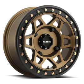 Method Race MR405 UTV Beadlock 14x7 4x136 13 cb106 BRONZE w/Black Ring Wheel/Rim MR40547047943B