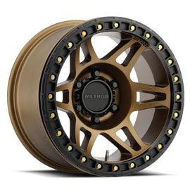 Method Race MR106 Beadlock 17x9 BLANK -44 cb71.5 BRONZE Wheel/Rim