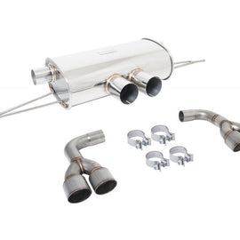 Megan Axle Back Exhaust for X5M (F85) 2015+/X6M (F16) 2014+ w/Raw Tips M ONLY MR-ABE-BX5M15-RM