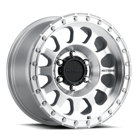 Method Race MR315, 17x8.5, 0mm Offset, 5x5, 71.5mm Centerbore, Machined - Clear MR31578550300