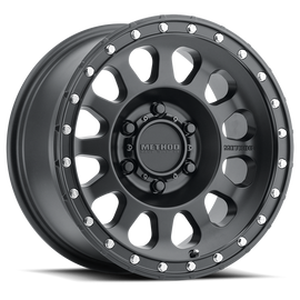 Method Race MR315, 17x8.5, 0mm Offset, 6x5.5, 106.25mm Centerbore, Matte Black W MR31578560500