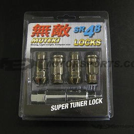 Muteki - SR48 Lock Set 12x1.5mm - Chrome Titanium